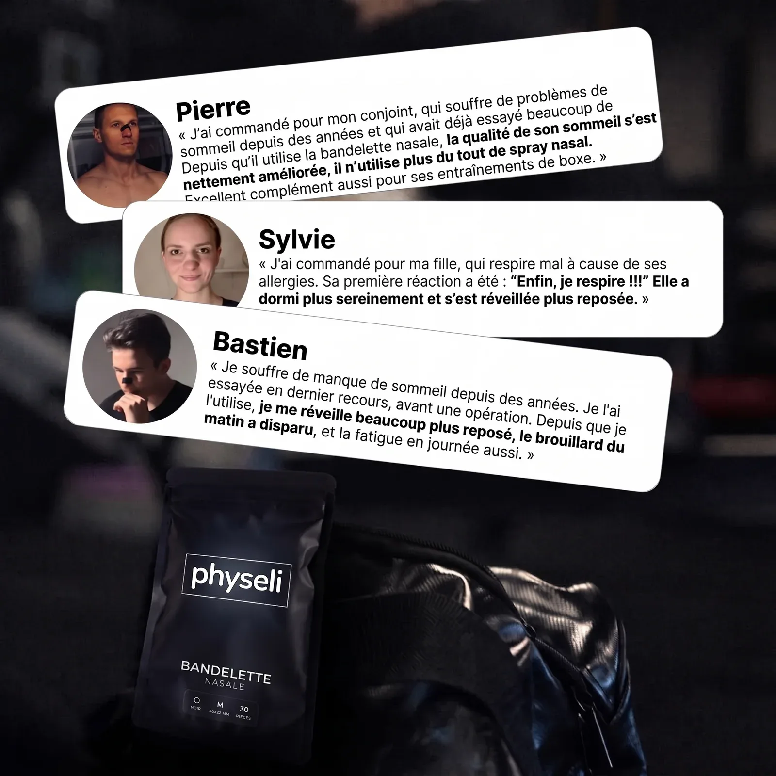 RespiFlex | Bandelettes Nasales Anti-Ronflement