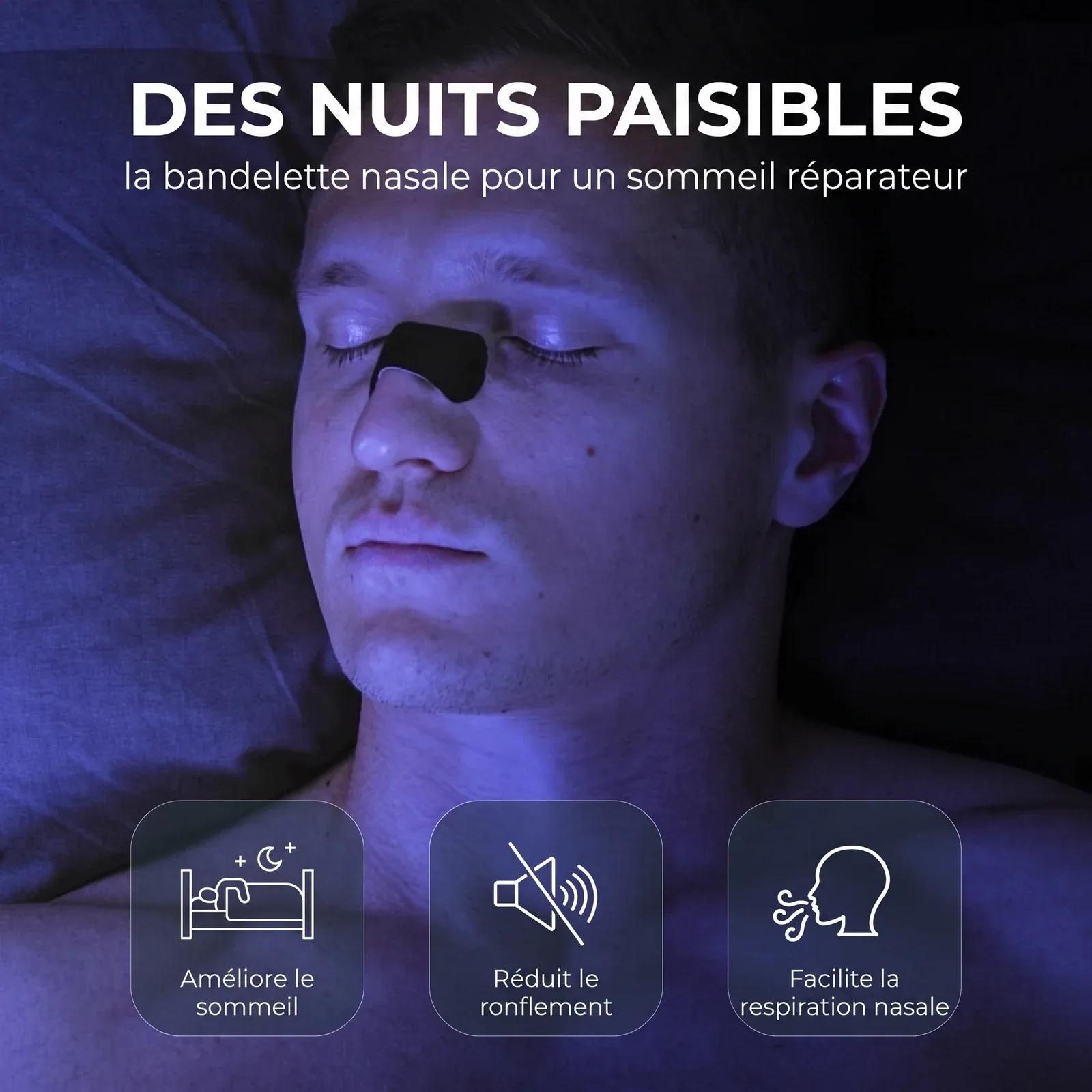 RespiFlex | Bandelettes Nasales Anti-Ronflement