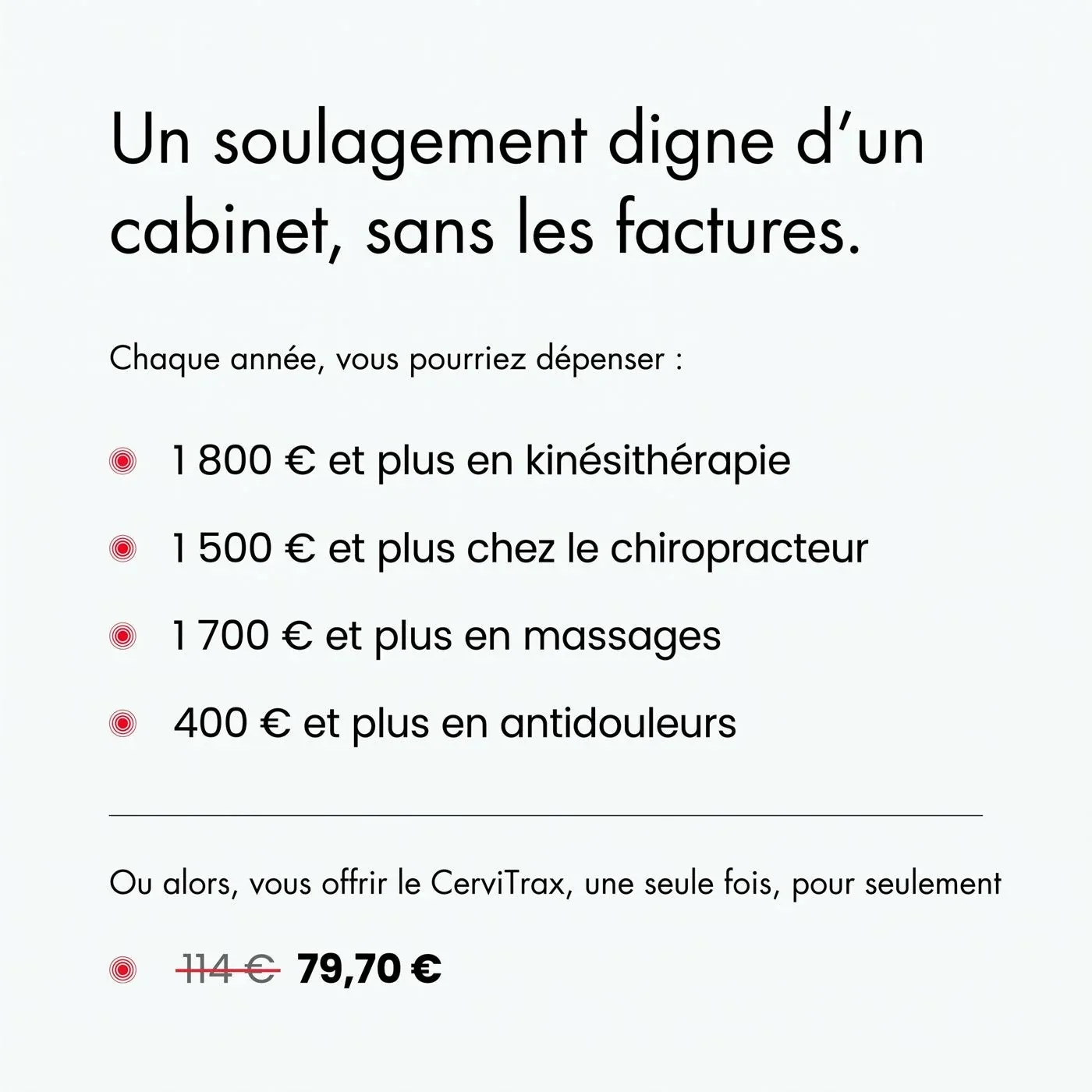 Coussin CerviTrax | Masseur à traction cervicale
