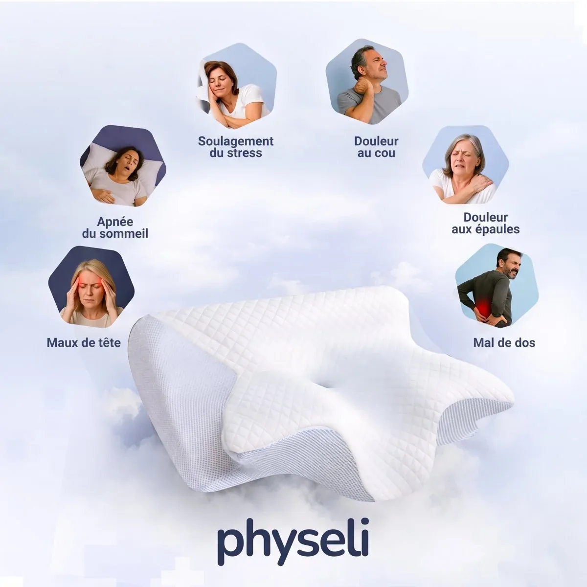 CerviRest | Oreiller Cervical Ergonomique