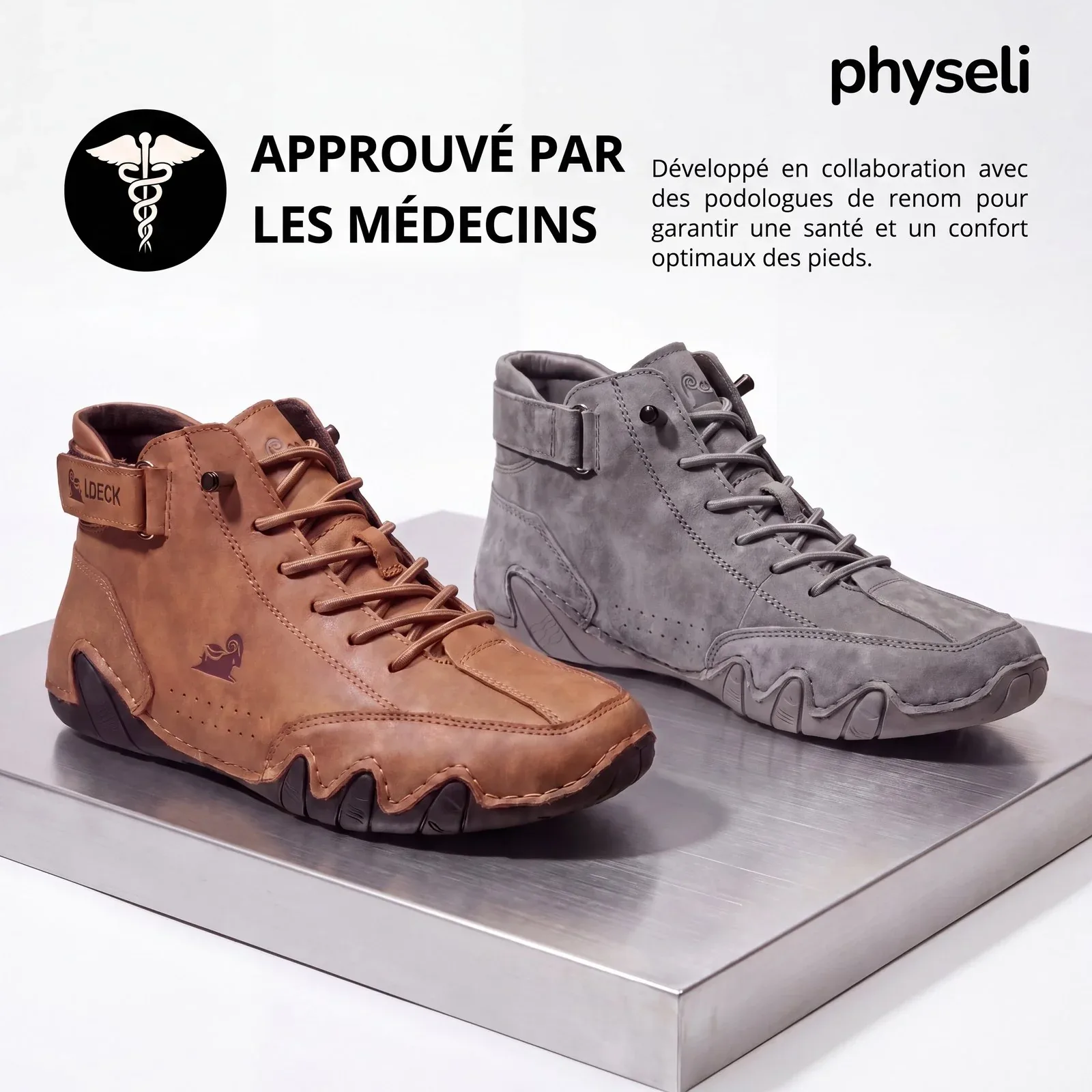 LDeck | Chaussures Orthopédiques Imperméables et Respirantes