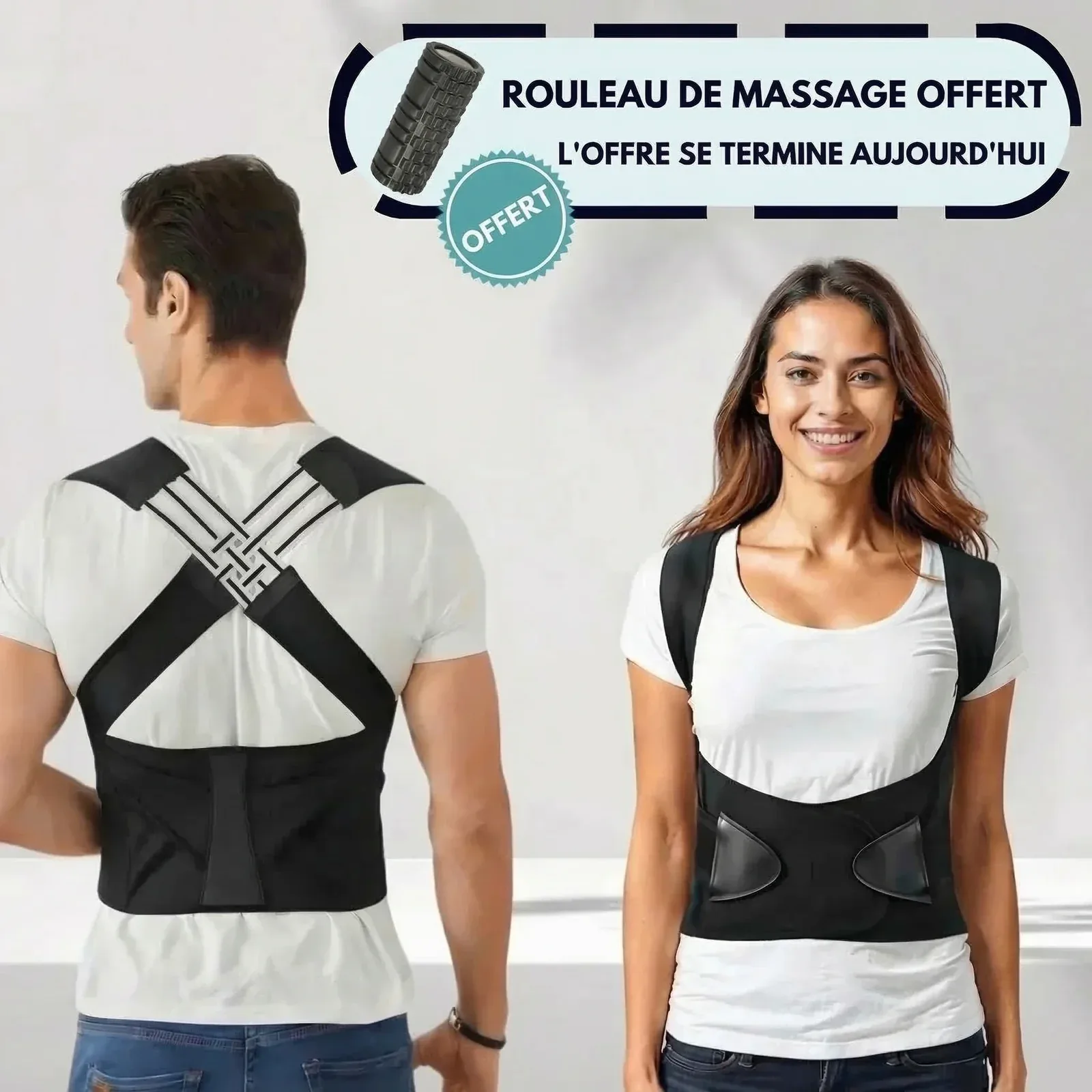 BackAlign | Correcteur de posture instantané