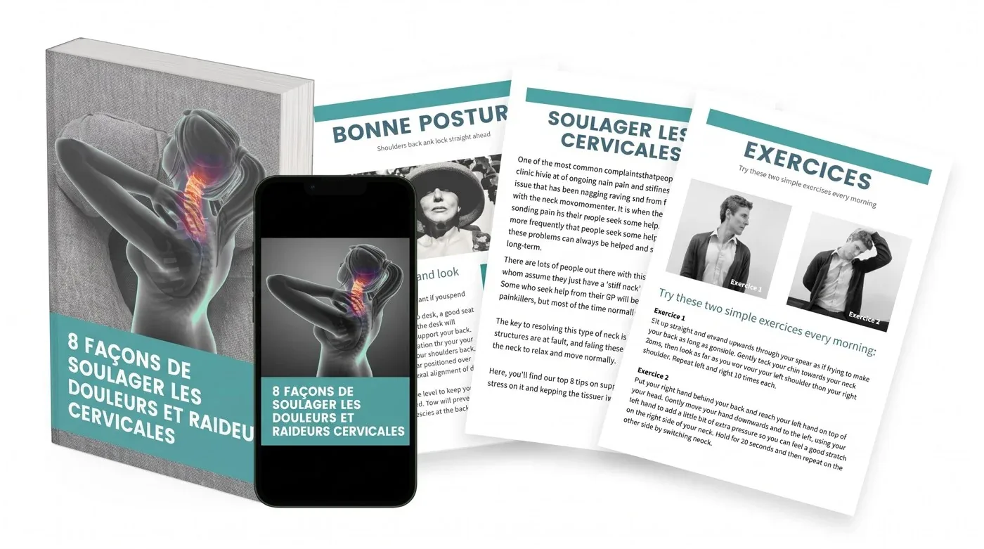 Guide offert : 8 façons de soulager les douleurs et raideurs cervicales