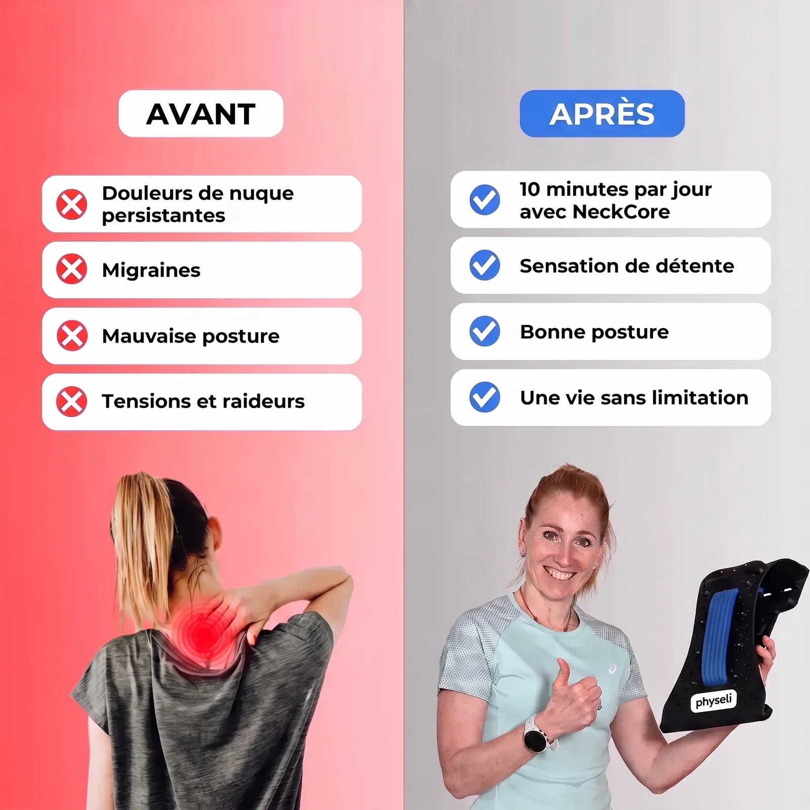 NeckCore | Étireur de Nuque à Traction Cervicale