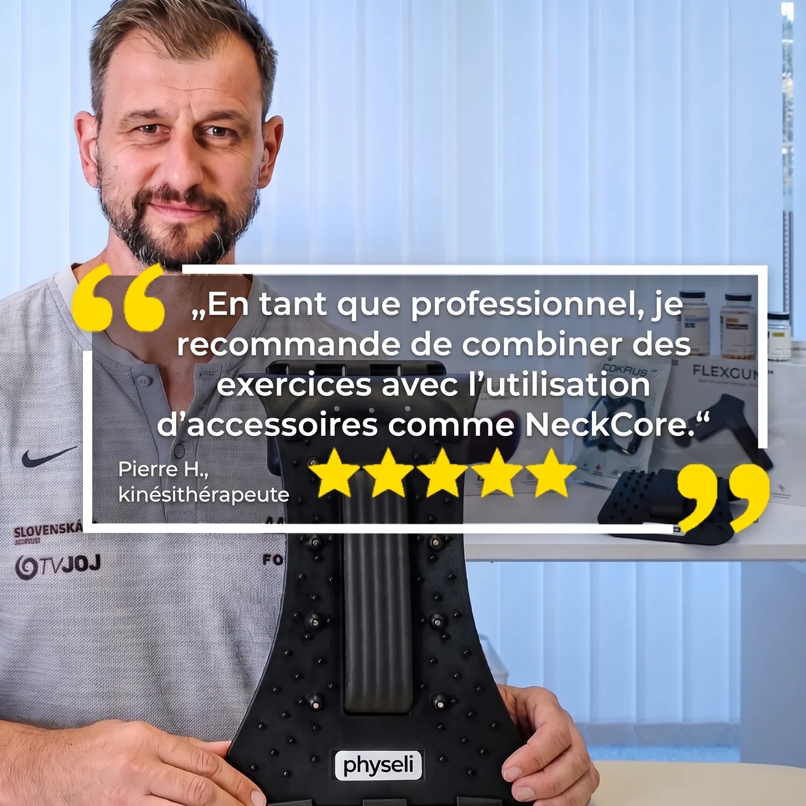 NeckCore | Étireur de Nuque à Traction Cervicale