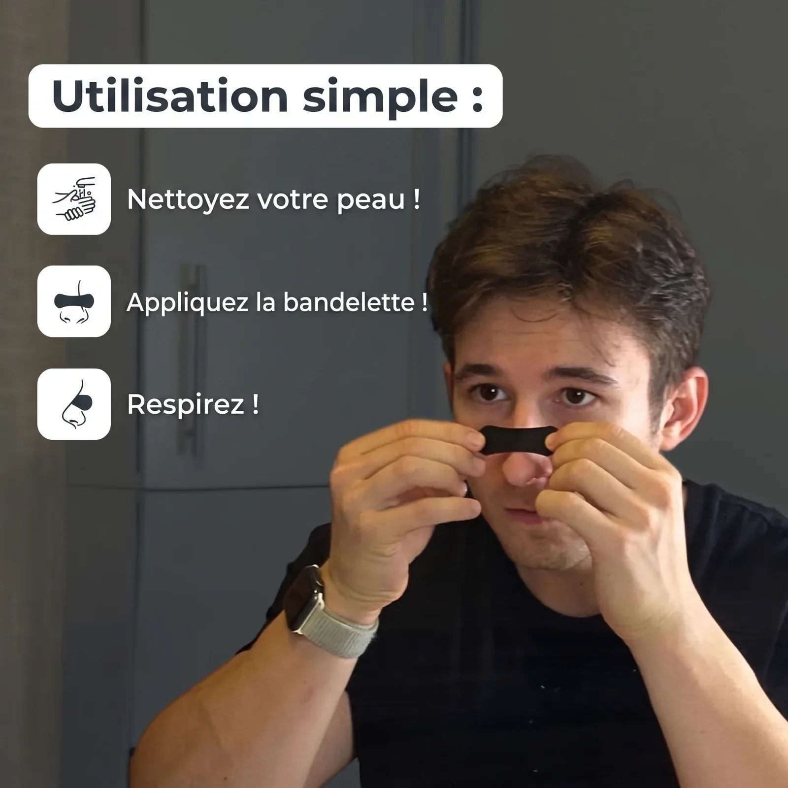 RespiFlex | Bandelettes Nasales Anti-Ronflement