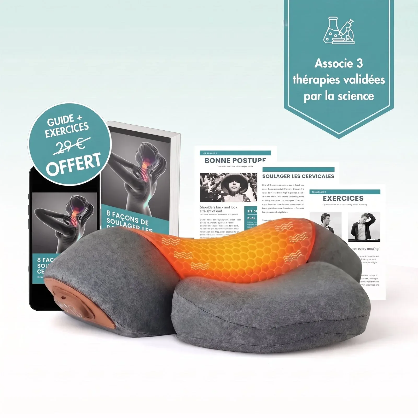 Coussin CerviTrax | Masseur à traction cervicale