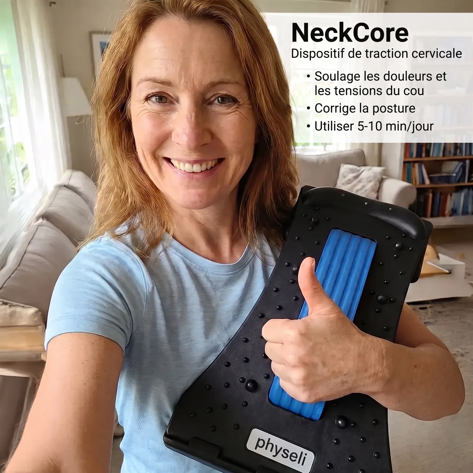 NeckCore | Étireur de Nuque à Traction Cervicale
