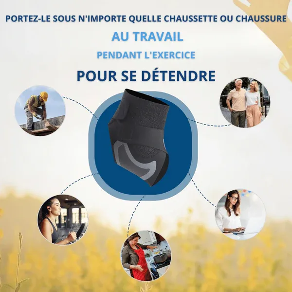 Manchon de compression pied et cheville